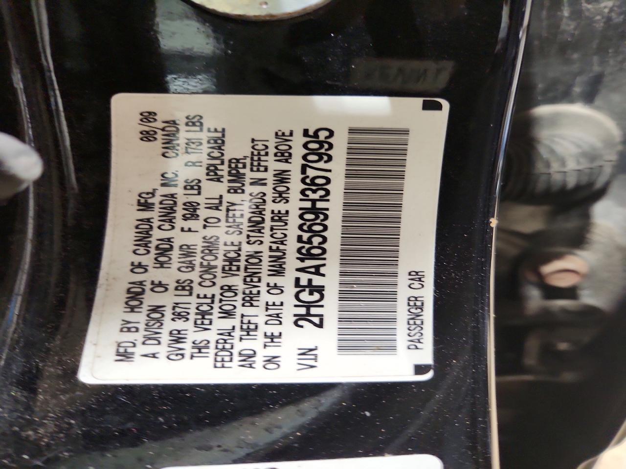 2009 HONDA CIVIC