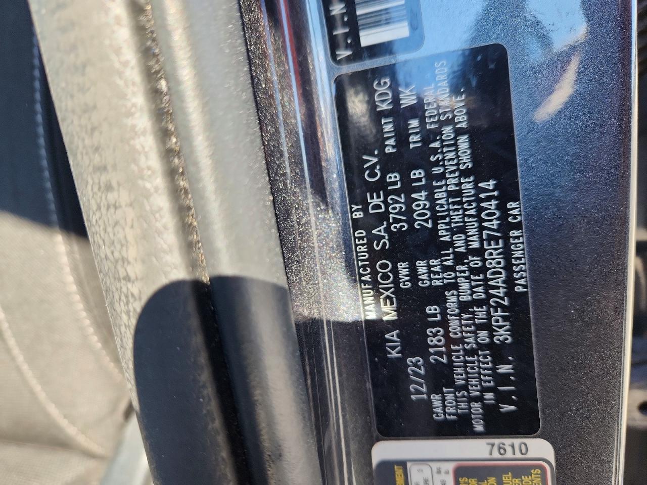 2024 KIA FORTE