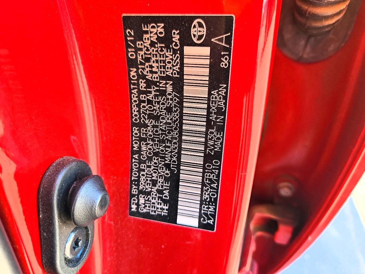 2012 TOYOTA PRIUS