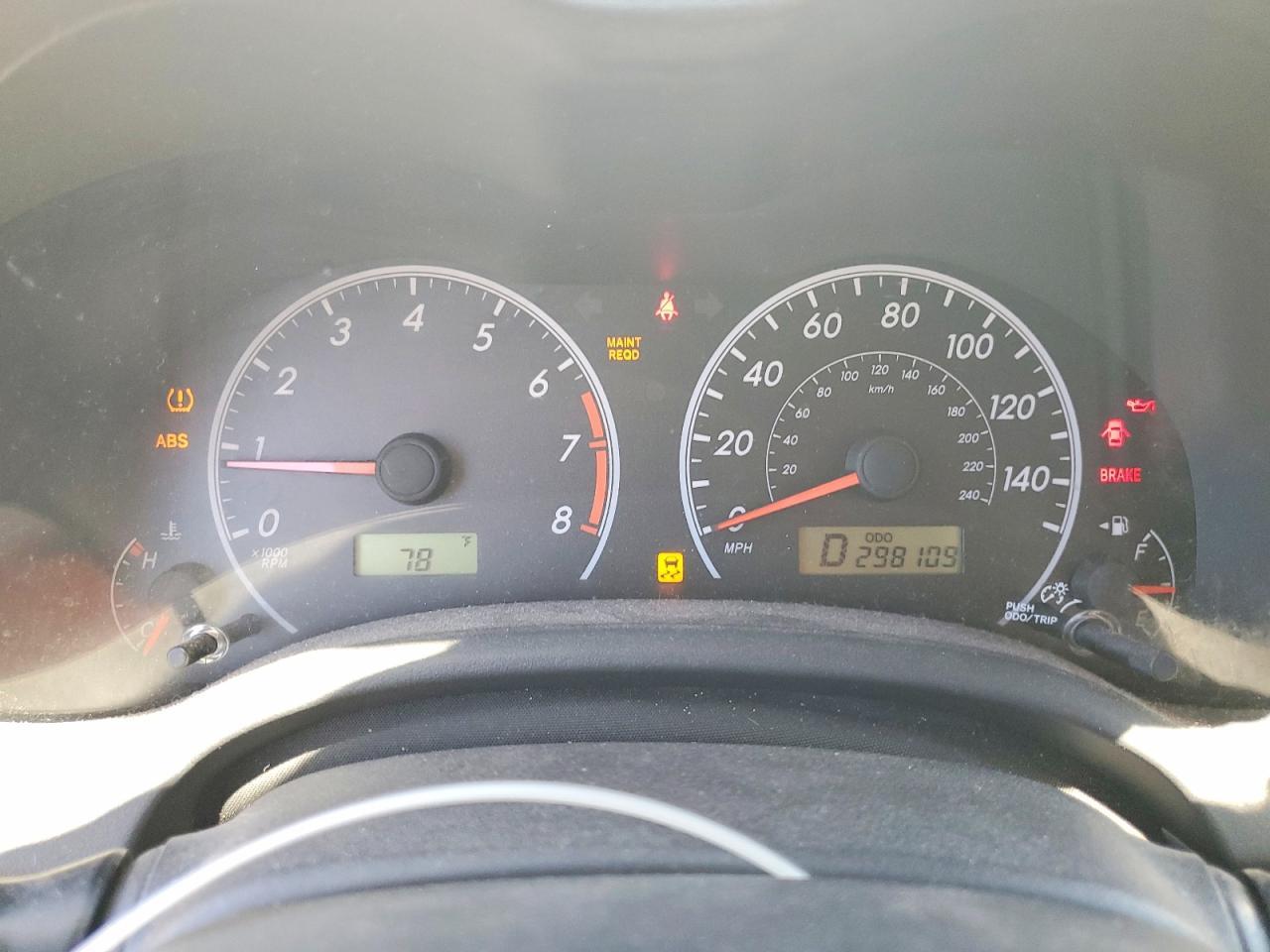 2012 TOYOTA COROLLA