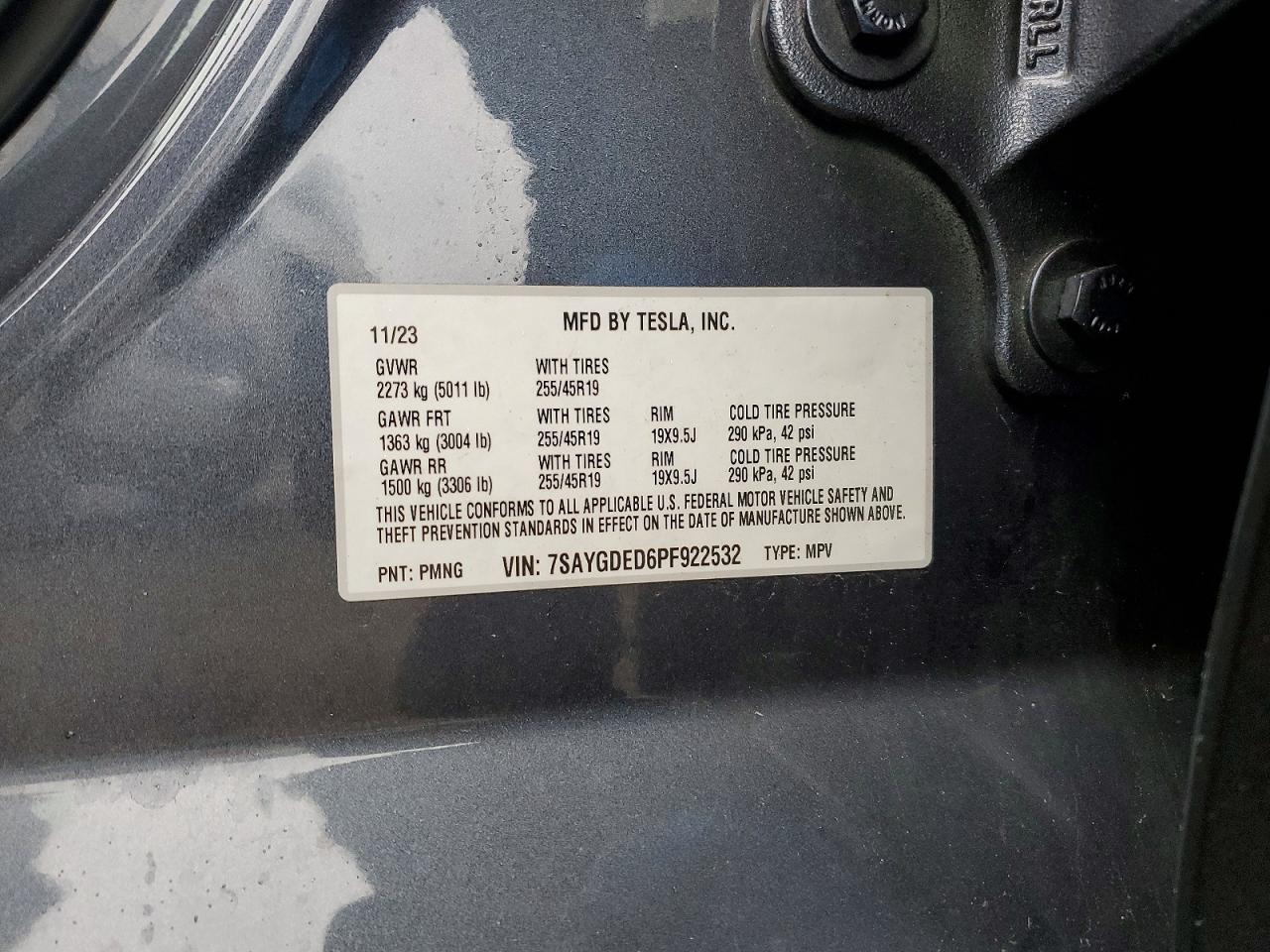 2023 TESLA MODEL Y