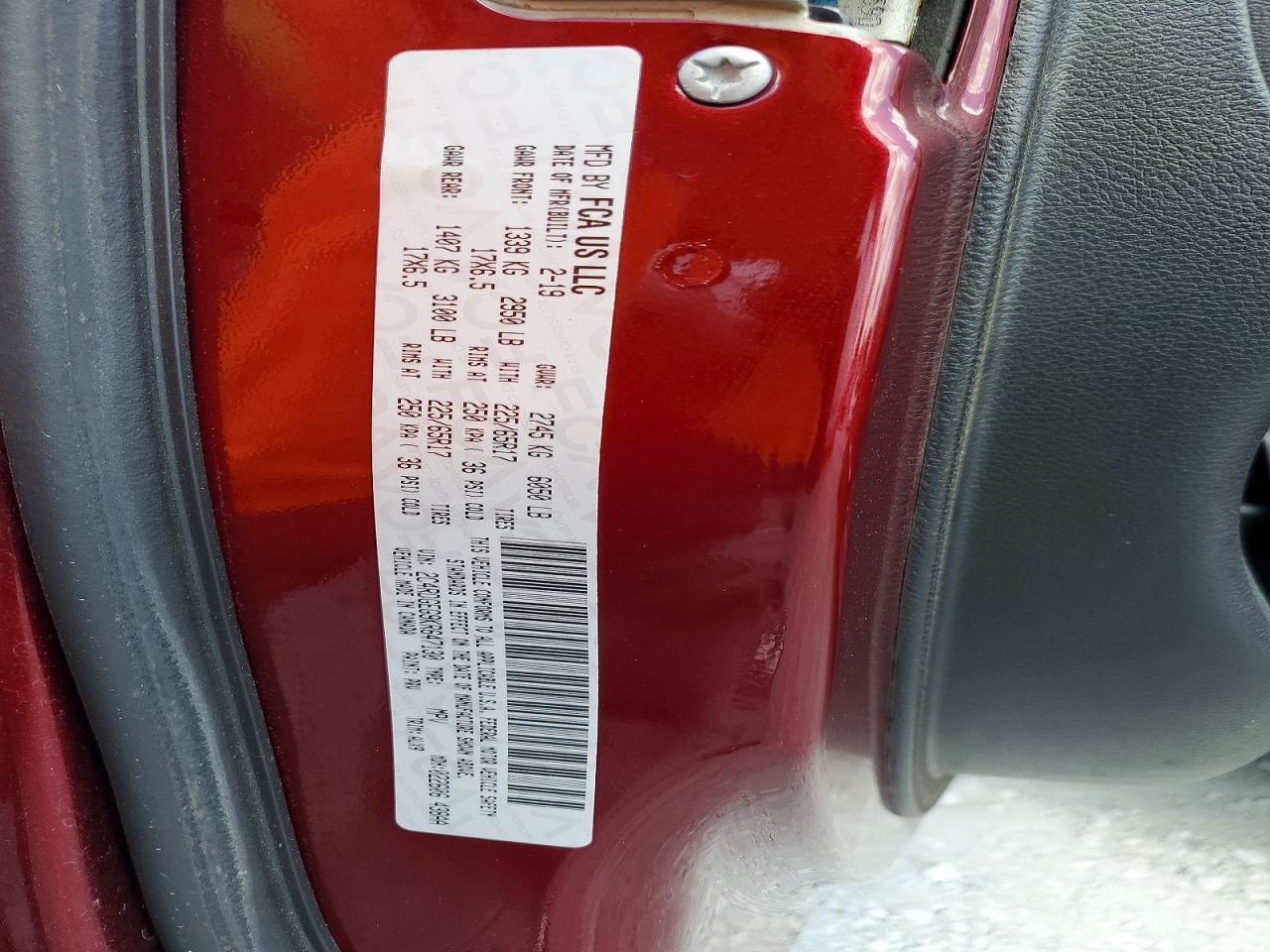2019 DODGE GRAND CARAVAN