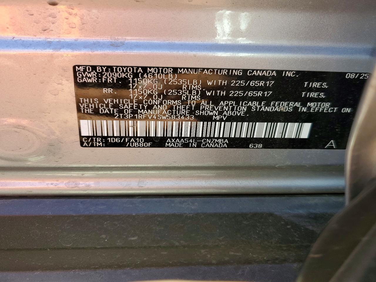 2025 TOYOTA RAV4