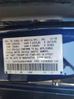 2008 HONDA ACCORD