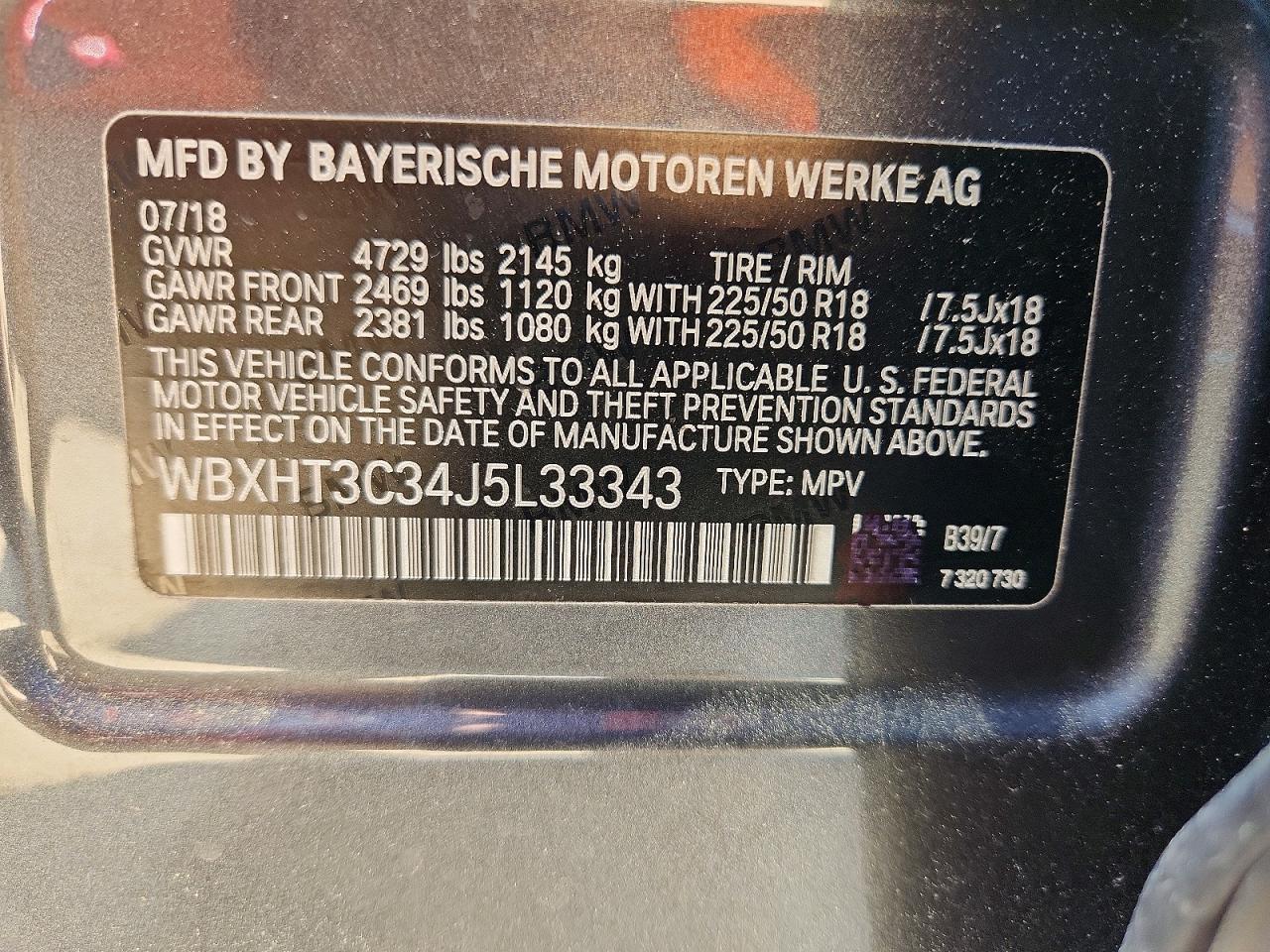 2018 BMW X1