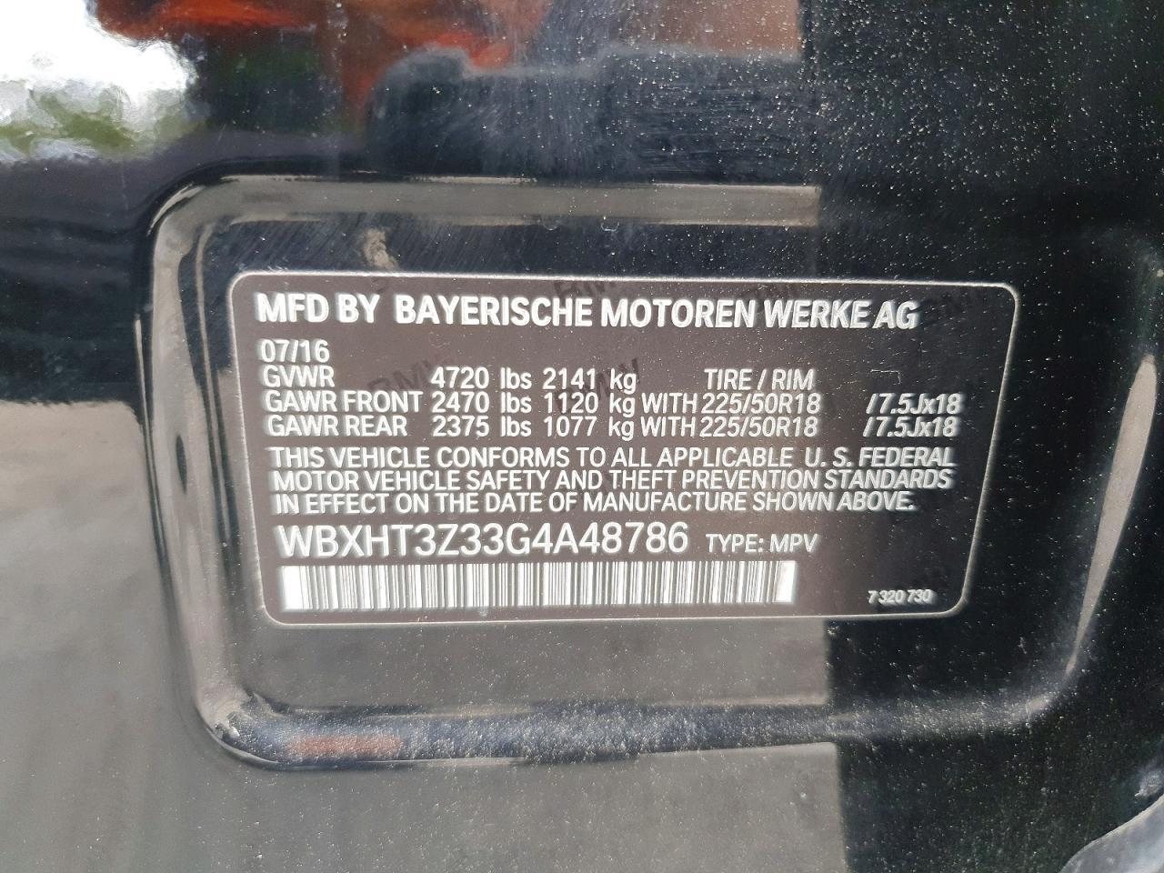 2016 BMW X1