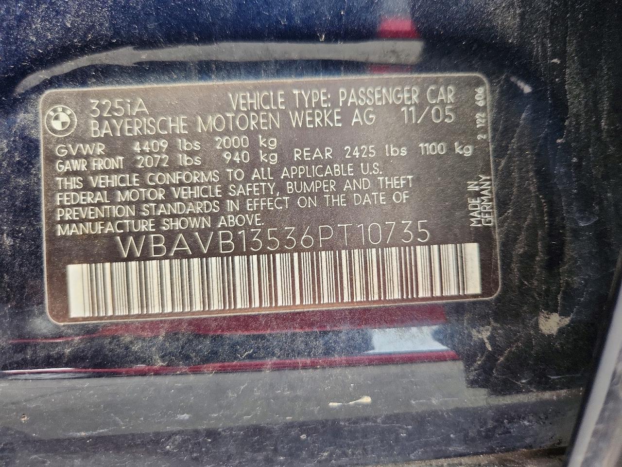 2006 BMW 3 SERIES