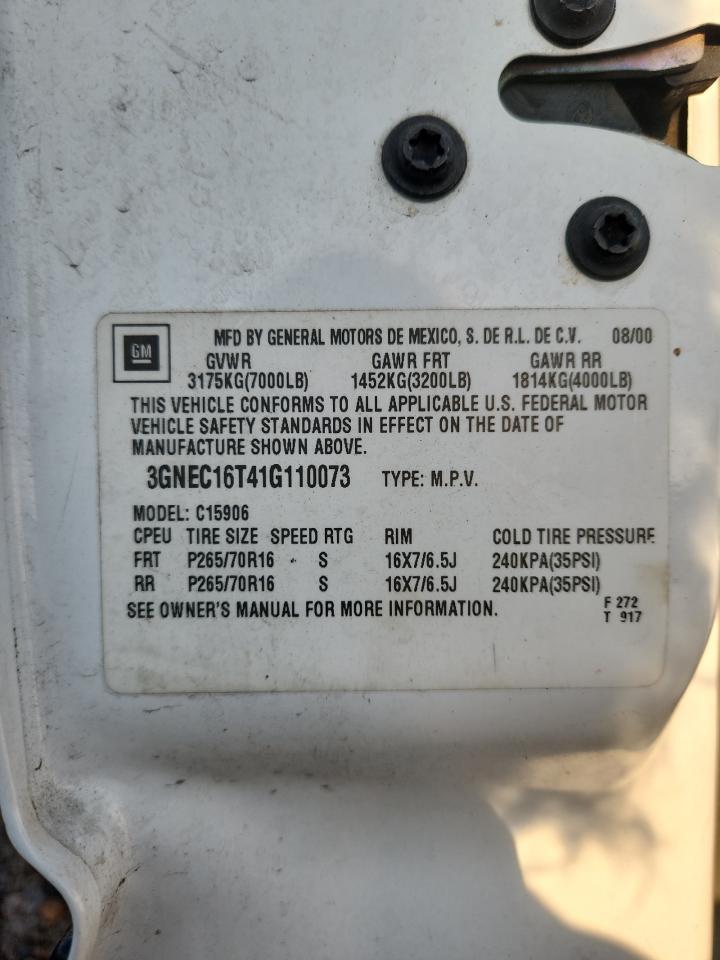 2001 CHEVROLET Suburban