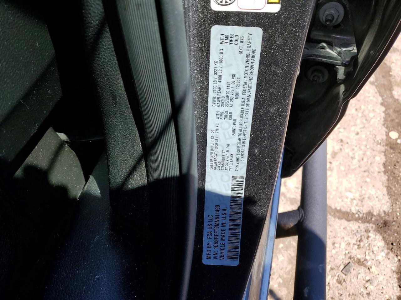 2021 RAM 1500