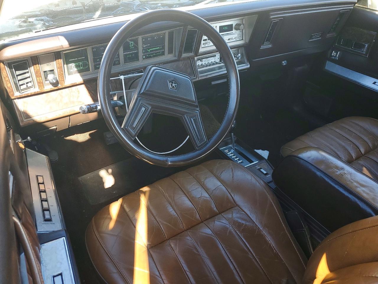 1984 CHRYSLER Lebaron