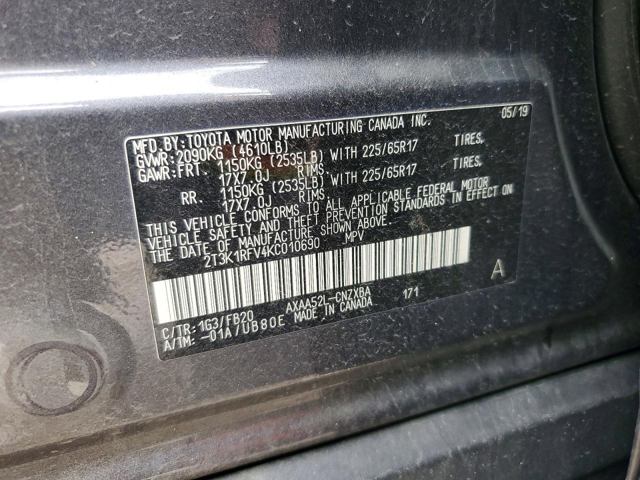 2019 TOYOTA RAV4