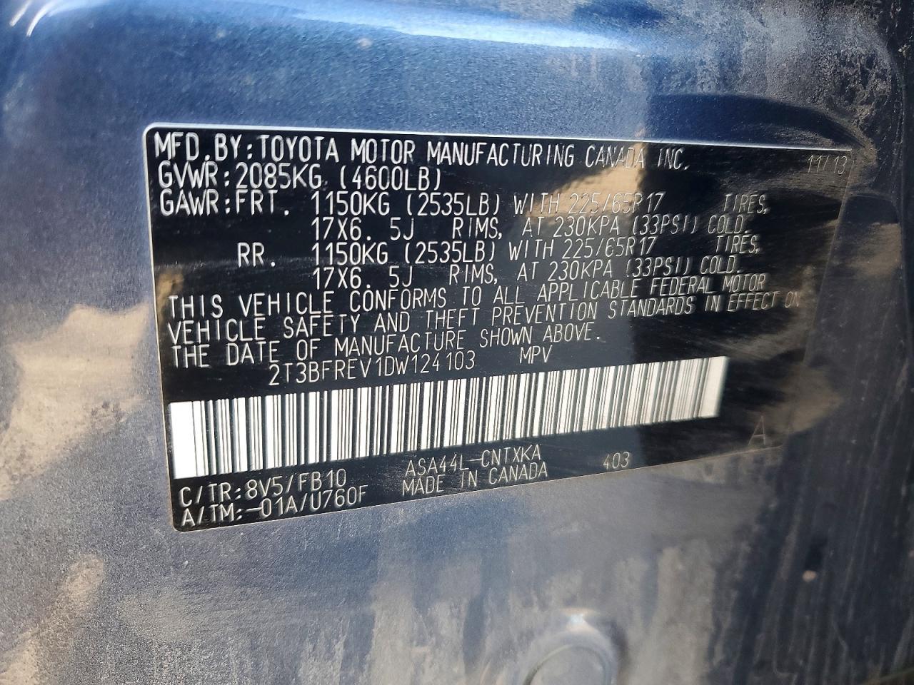 2013 TOYOTA RAV4