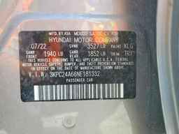 2022 HYUNDAI ACCENT