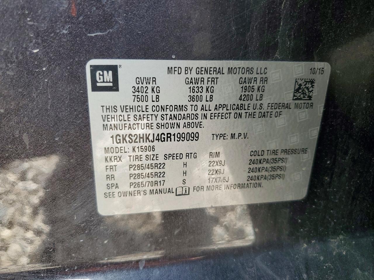 2016 GMC Yukon XL