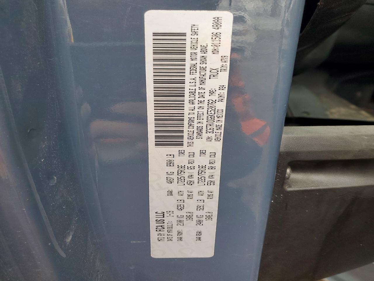2019 RAM ProMaster 2500