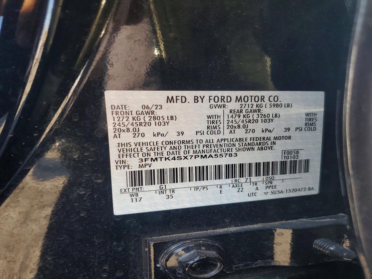 2023 FORD MUSTANG