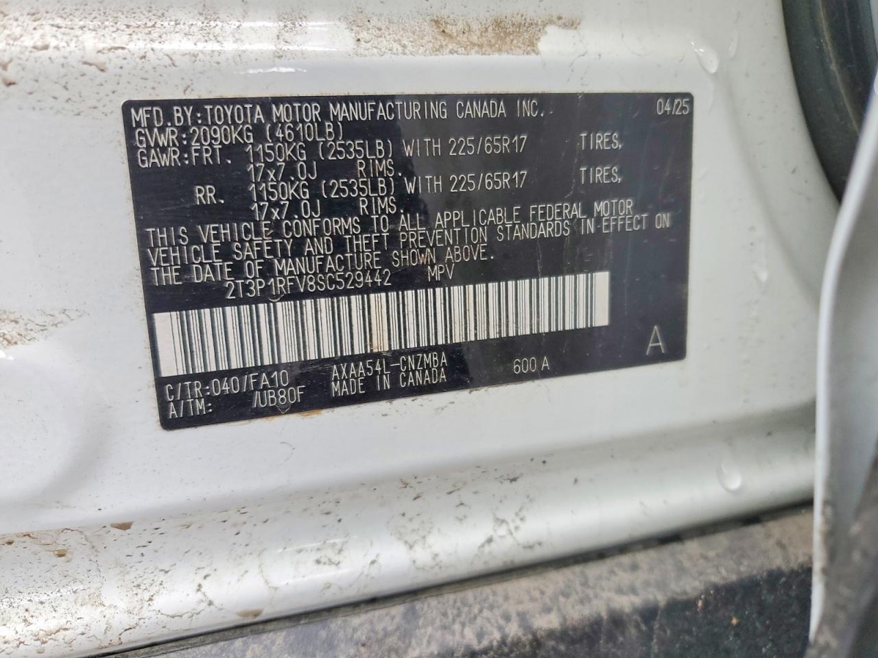 2025 TOYOTA RAV4