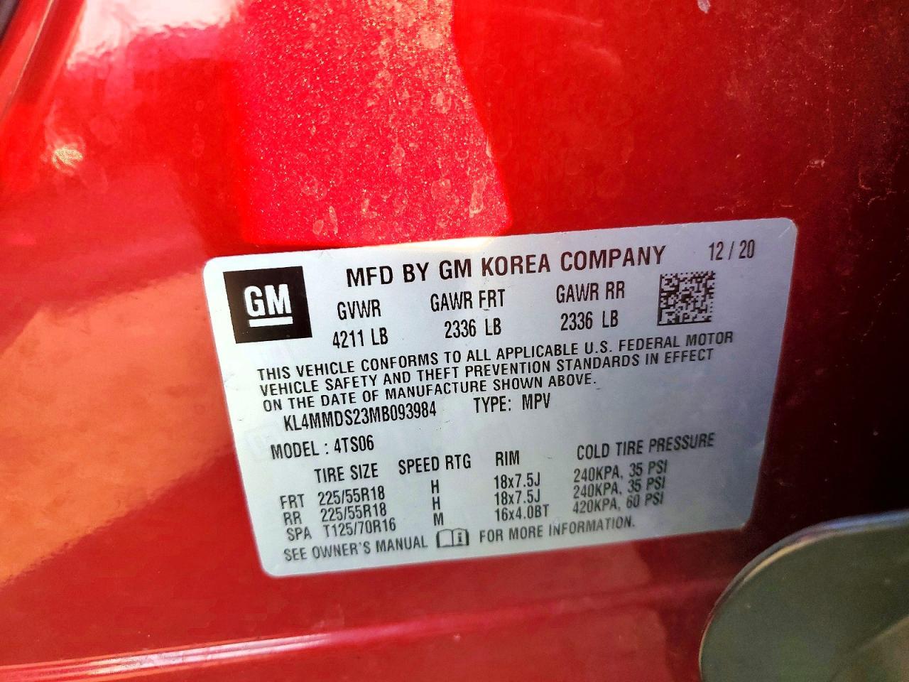 2021 BUICK Encore GX