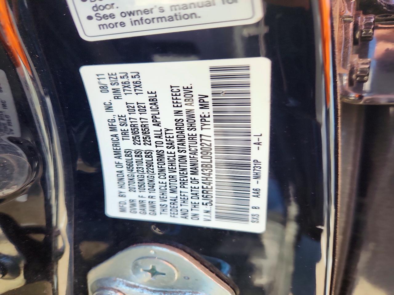 2011 HONDA CR-V