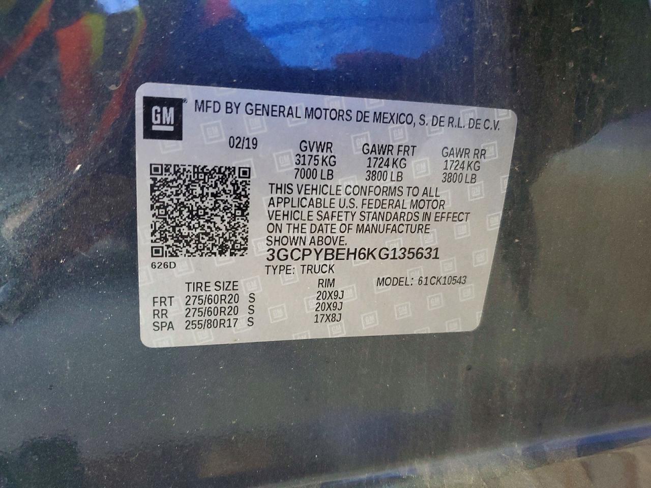 2019 CHEVROLET Silverado