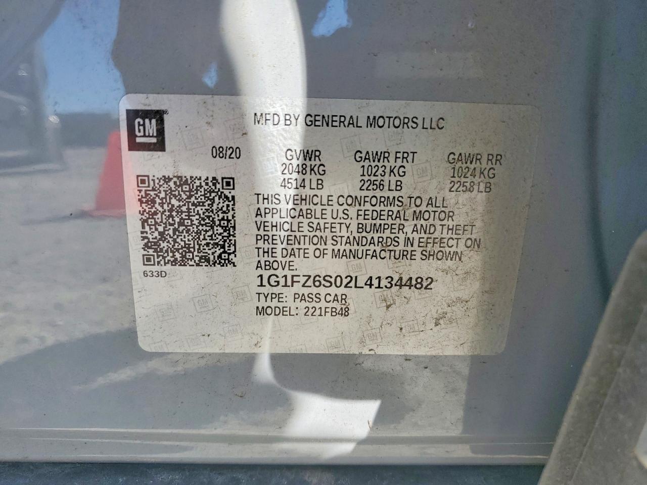 2020 CHEVROLET Bolt EV
