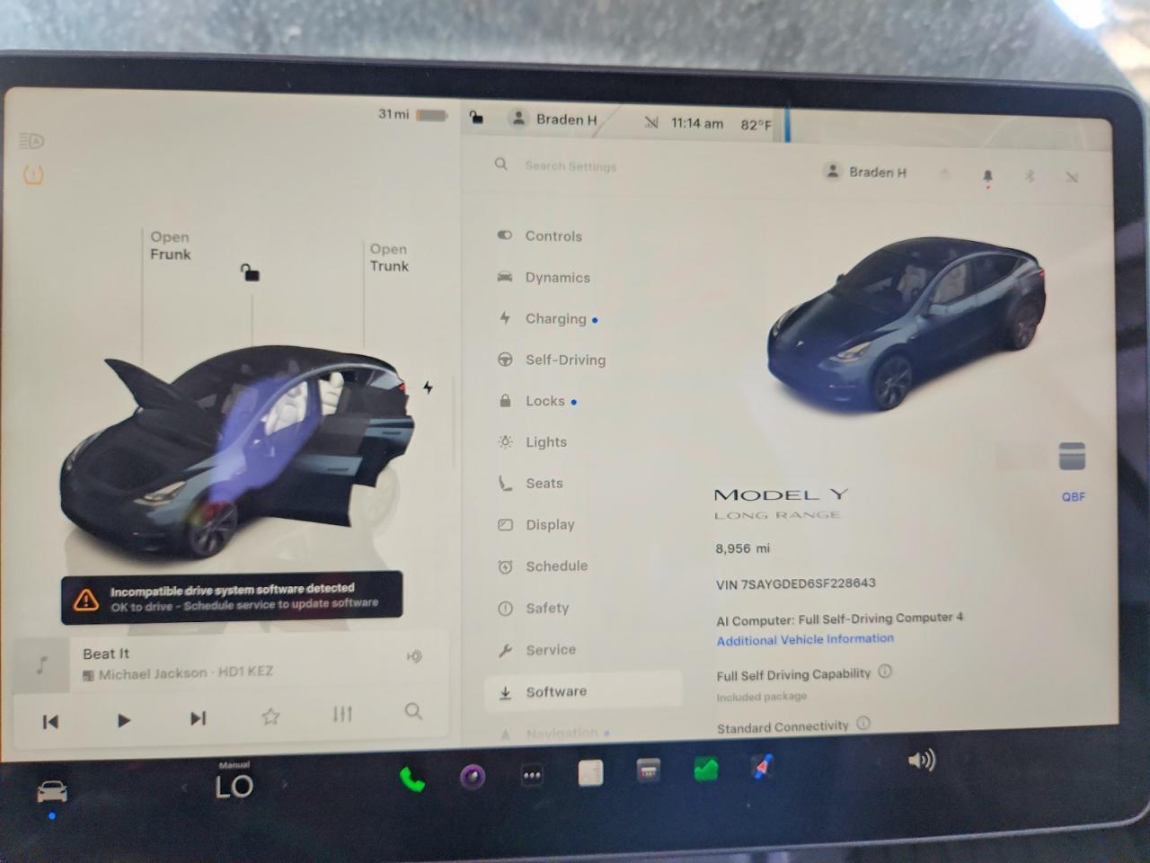 2025 TESLA MODEL Y