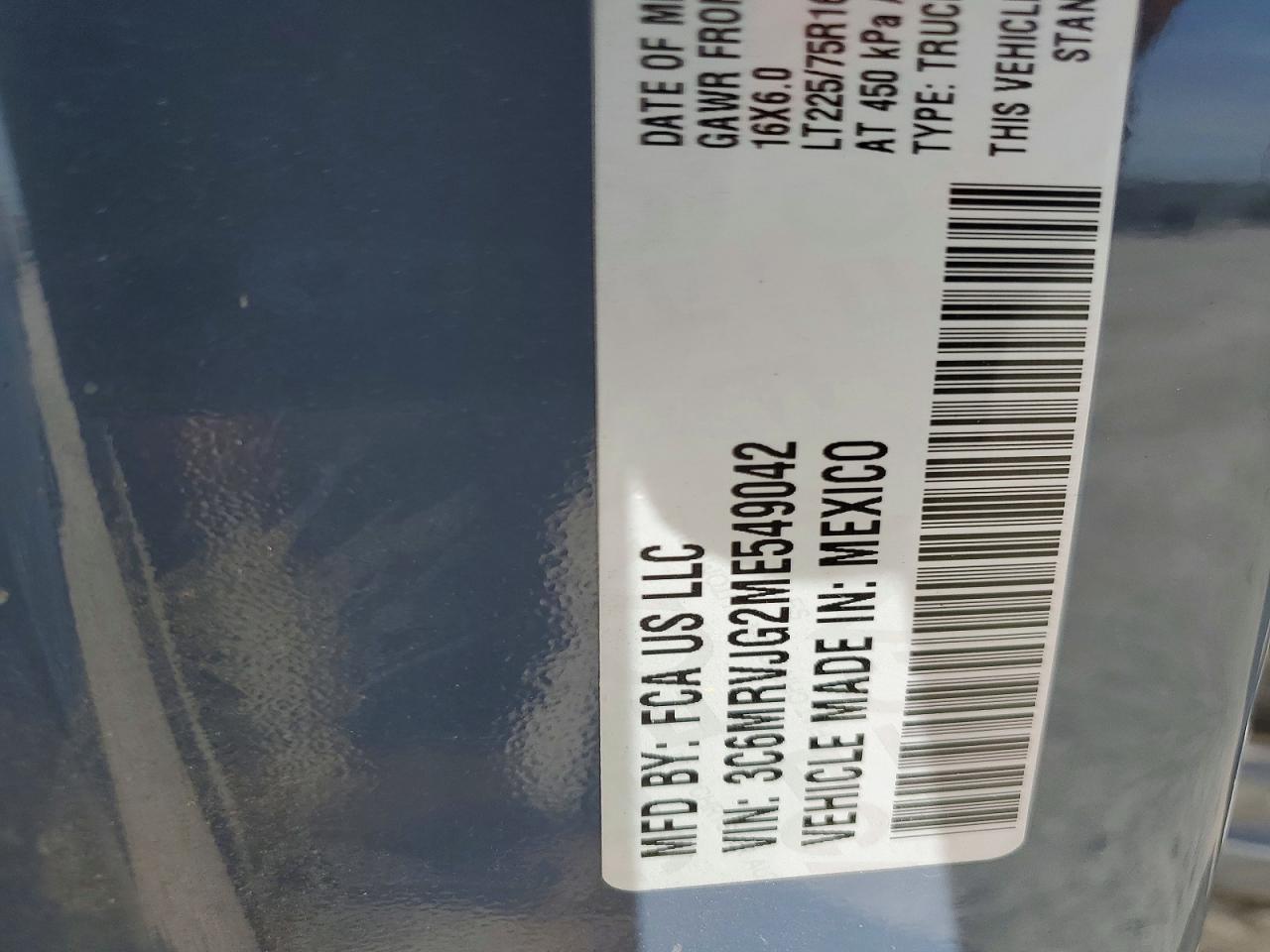 2021 RAM ProMaster 3500