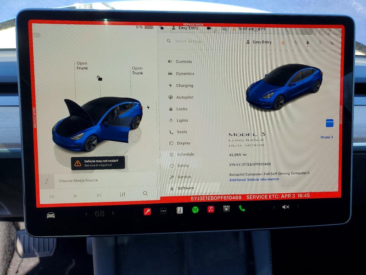 2023 TESLA MODEL 3