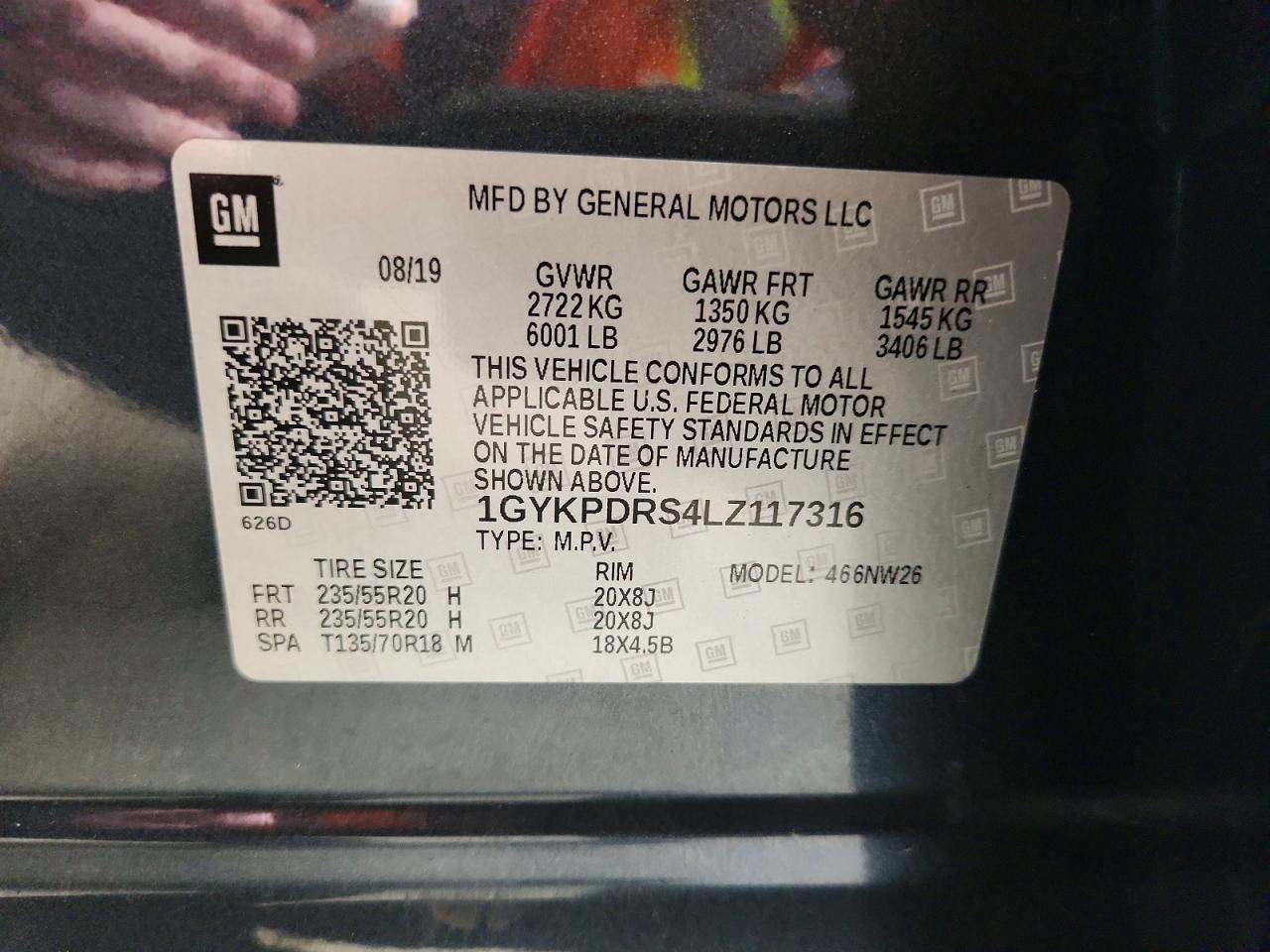 2020 CADILLAC XT6