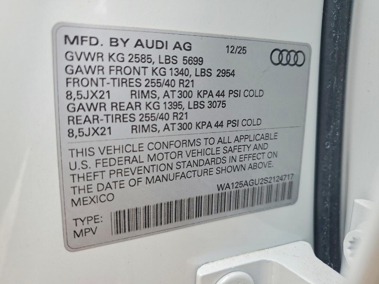 2025 AUDI SQ5