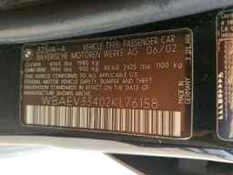 2002 BMW 3 SERIES