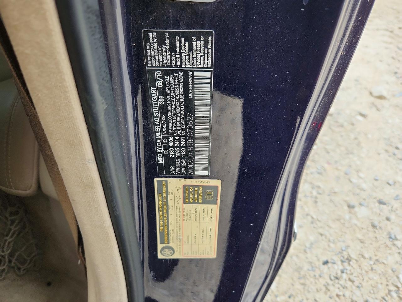 2011 MERCEDES-BENZ E-Class