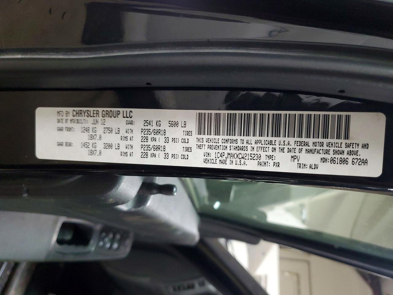 2012 JEEP Liberty