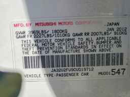 2012 MITSUBISHI LANCER