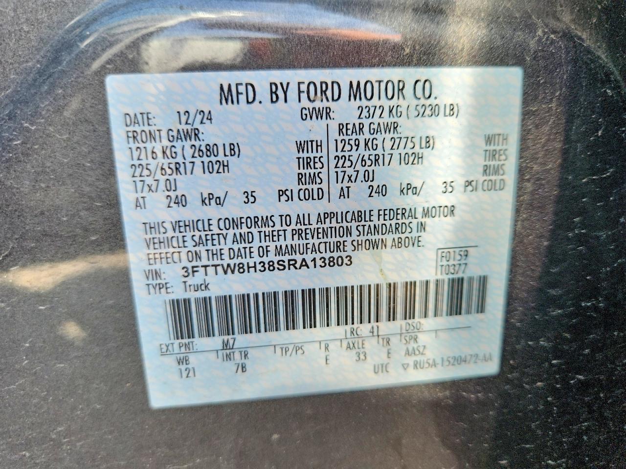 2025 FORD Maverick