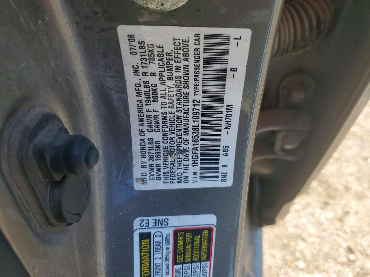 2008 HONDA CIVIC