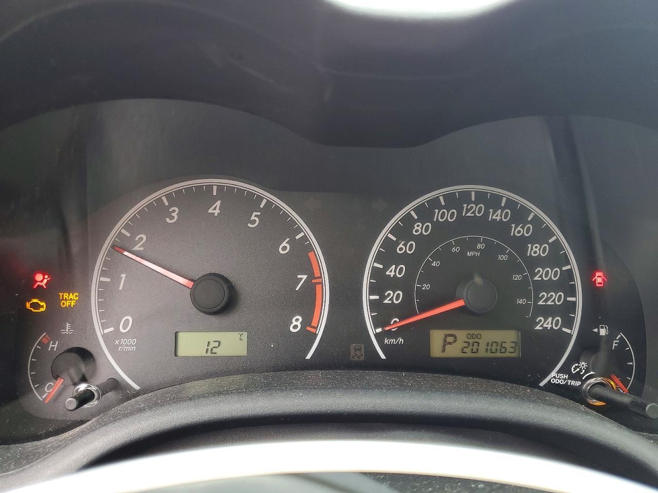 2012 TOYOTA COROLLA