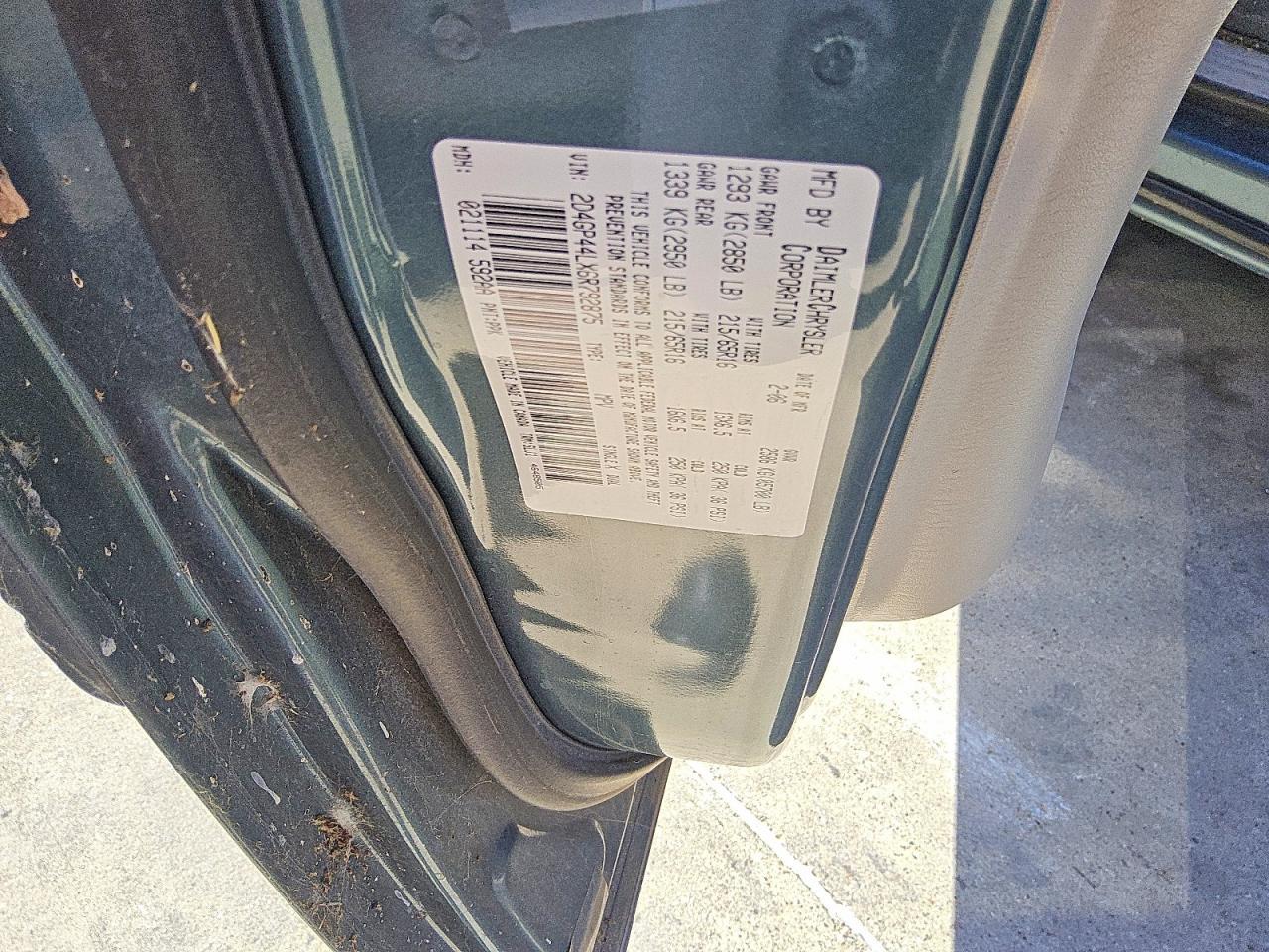 2006 DODGE GRAND CARAVAN