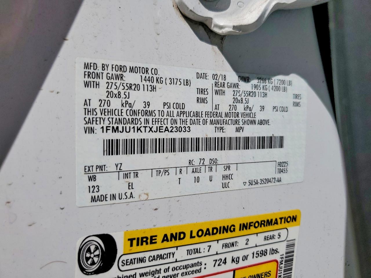2018 FORD Expedition