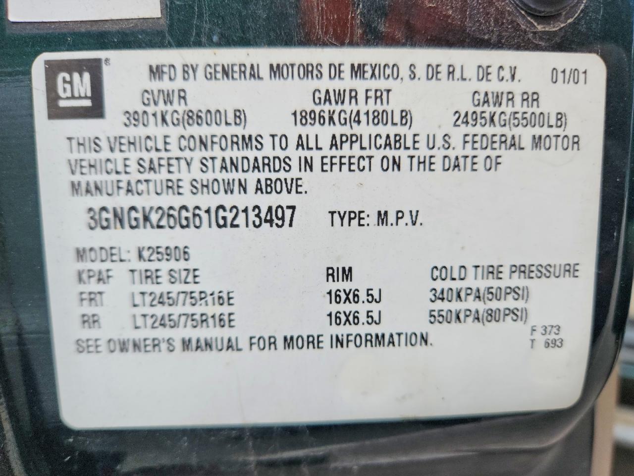 2001 CHEVROLET Suburban