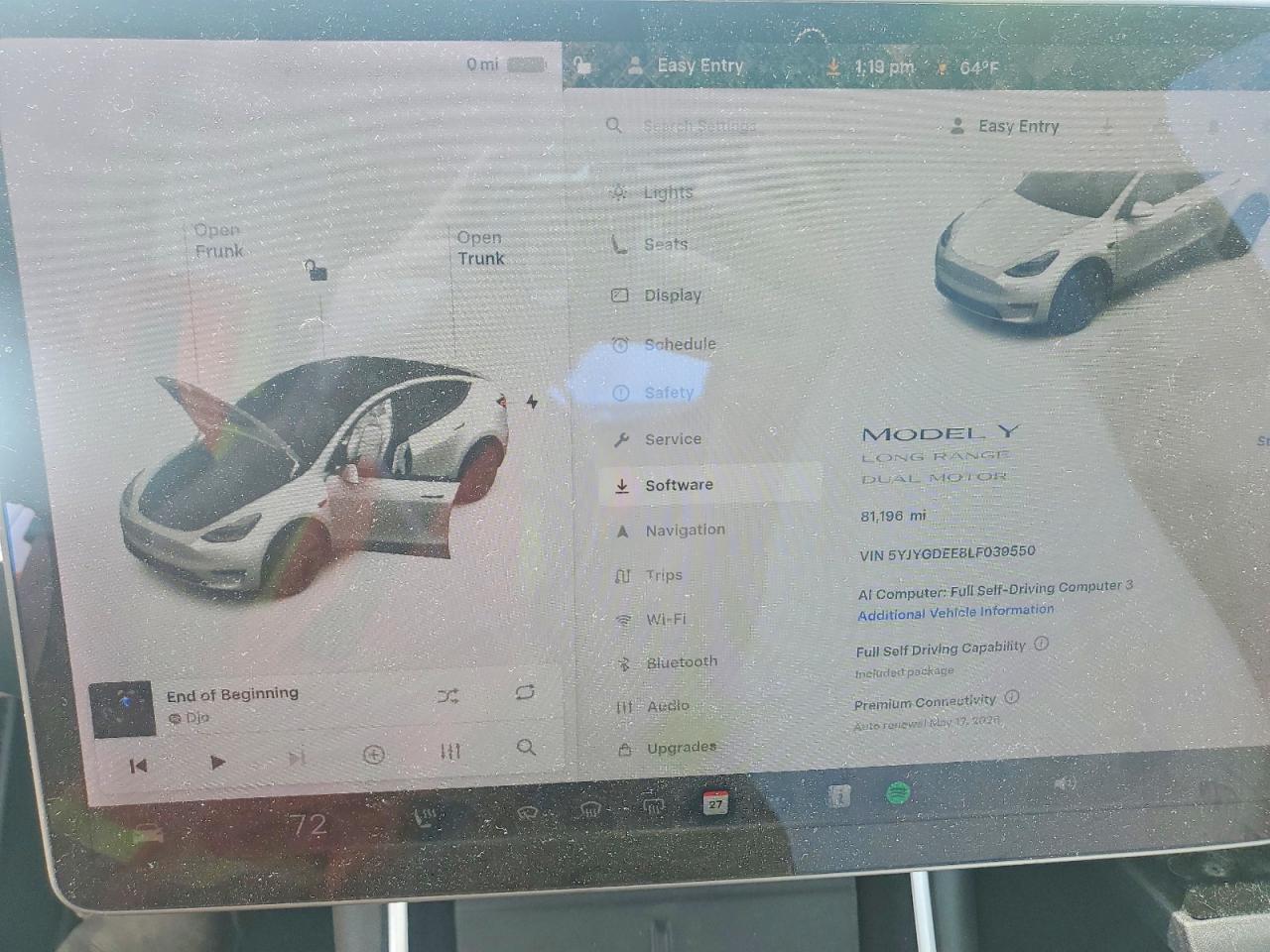 2020 TESLA MODEL Y