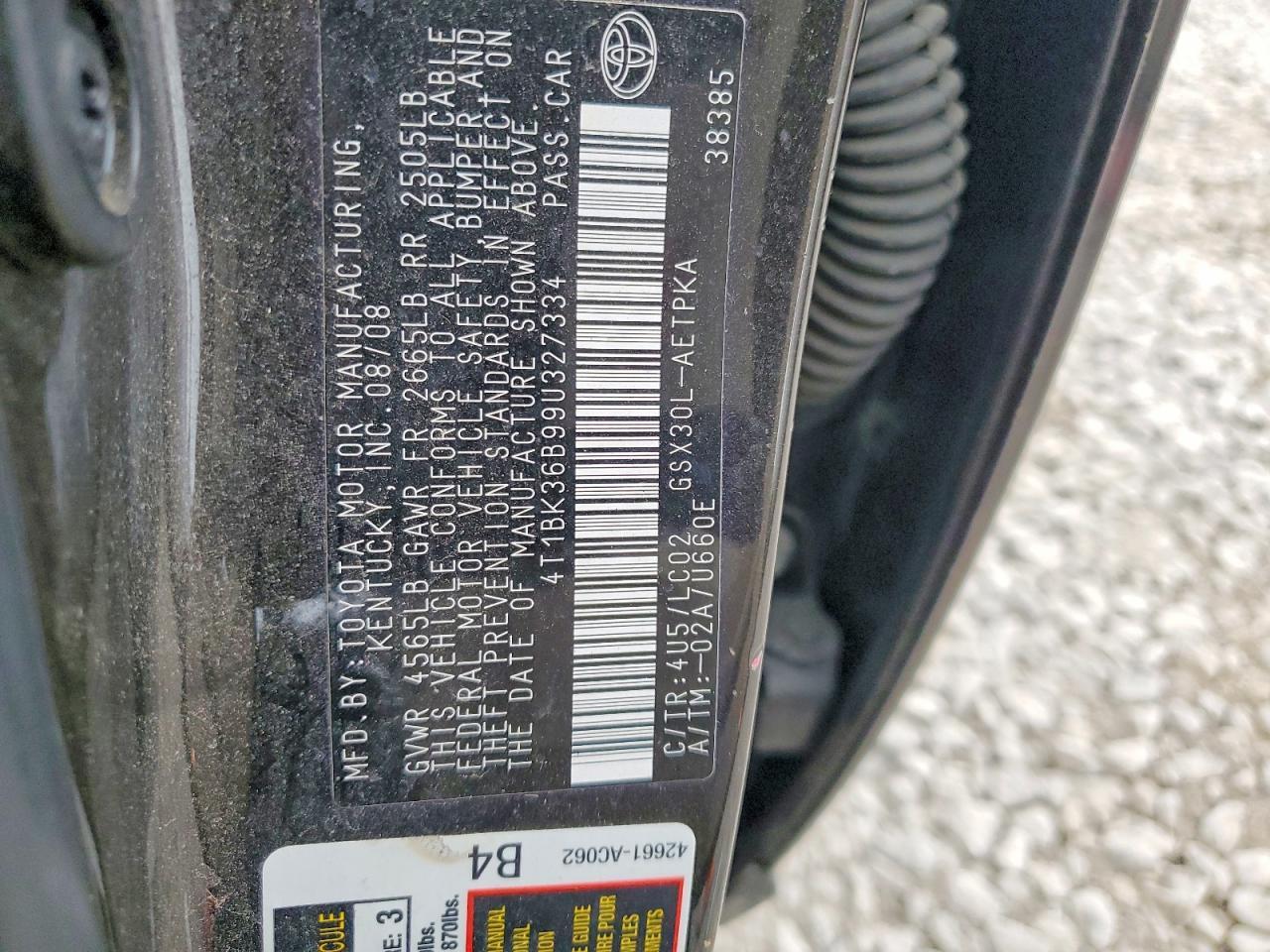 2009 TOYOTA Avalon