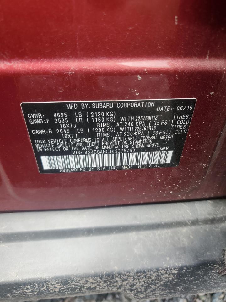 2019 SUBARU Outback