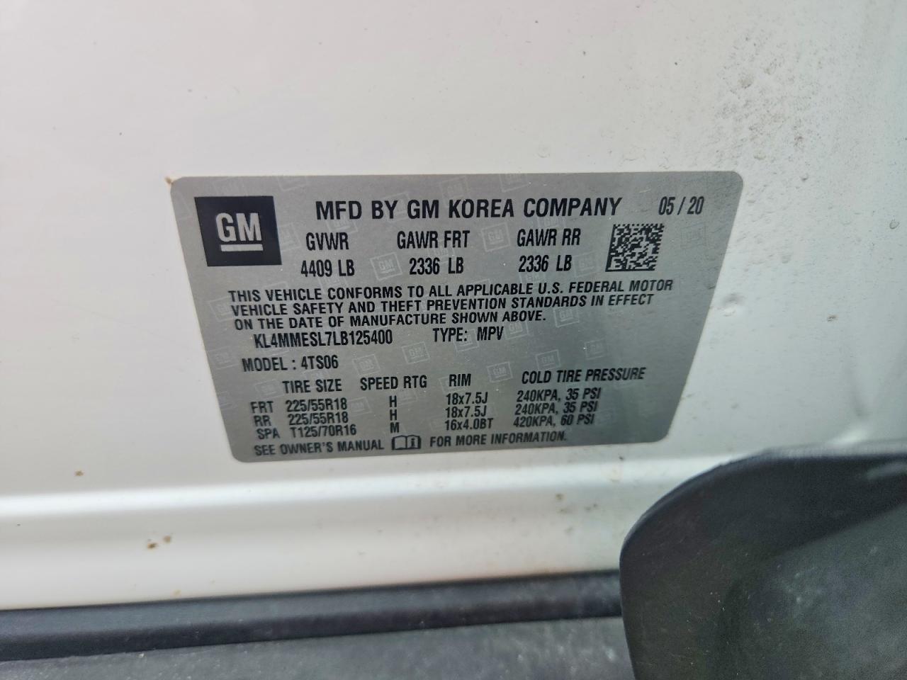 2020 BUICK Encore GX