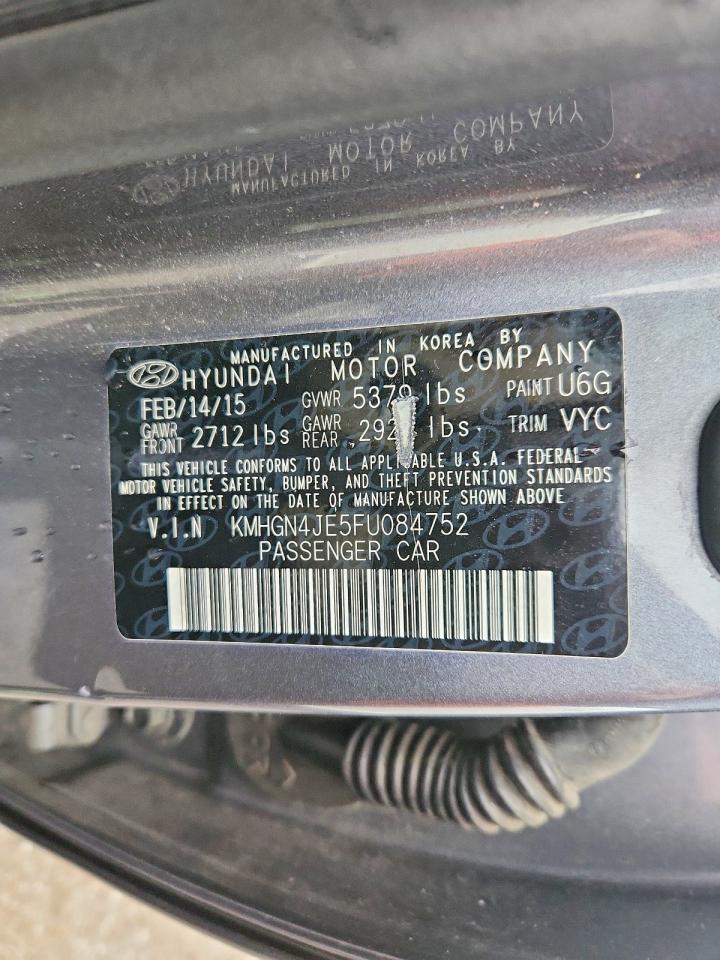 2015 HYUNDAI GENESIS