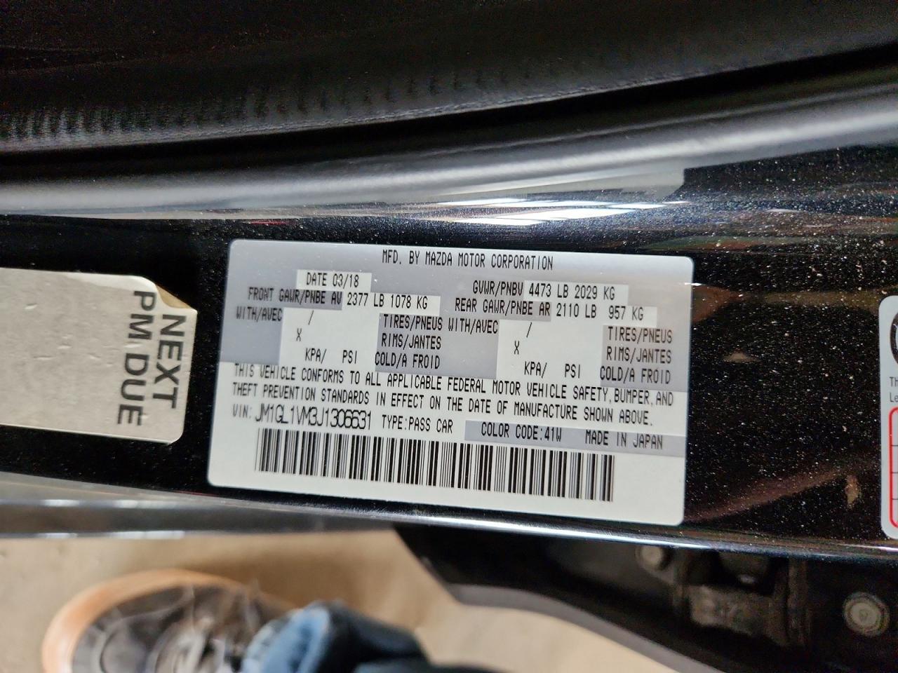 2018 MAZDA 6