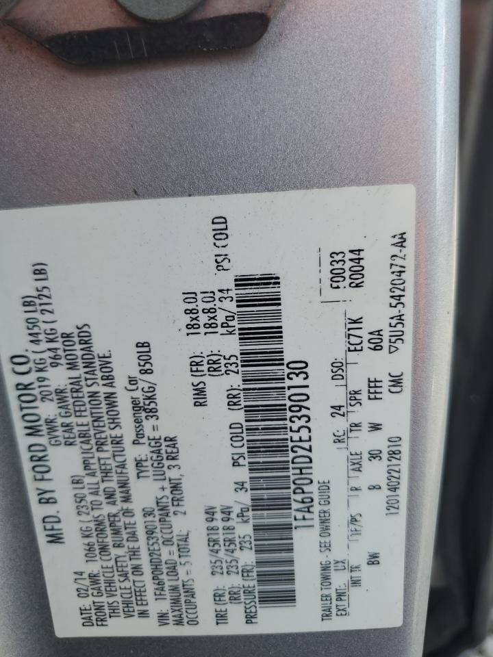 2014 FORD FUSION