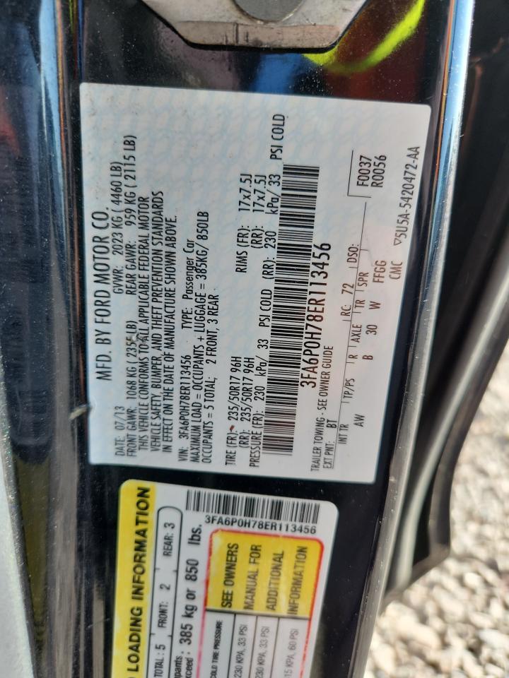 2014 FORD FUSION