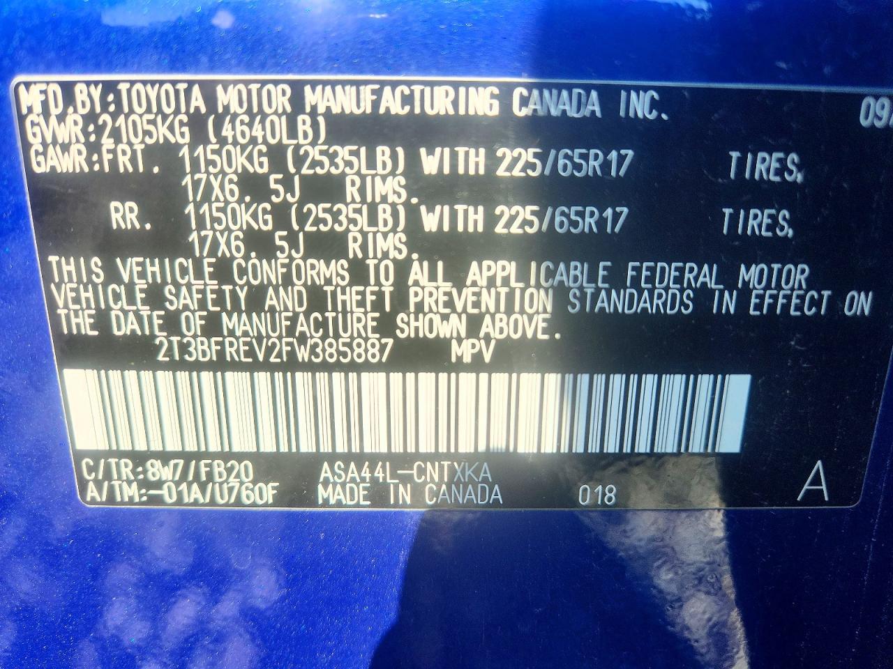 2015 TOYOTA RAV4