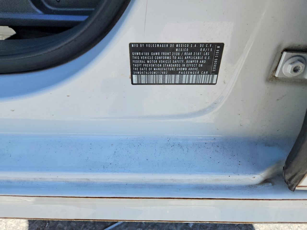 2016 VOLKSWAGEN JETTA